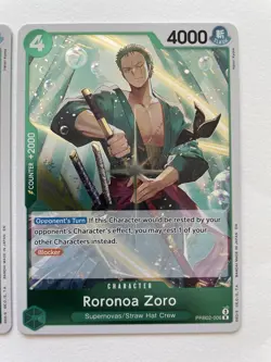 One Piece Card Game Roronoa Zoro (x3) PRB02-006 R English - Image 5
