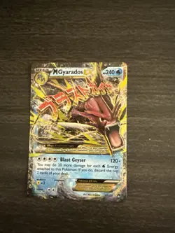 Pokemon Mega Gyarados EX TCG Holo Ultra Rare Card Breakpoint 27/122 - Image 1