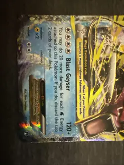 Pokemon Mega Gyarados EX TCG Holo Ultra Rare Card Breakpoint 27/122 - Image 3