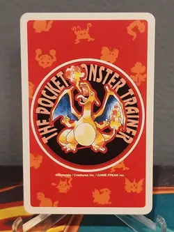 Mankey Queen of Hearts Red Charizard Deck Playing Poker Card Pokemon - Image 2