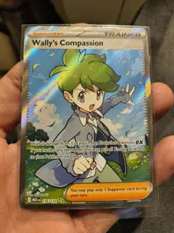 Pokemon TCG Wally's Compassion Supporter Trainer Card #176/132 Ultra Rare NM - Image 1