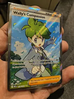 Pokemon TCG Wally's Compassion Supporter Trainer Card #176/132 Ultra Rare NM - Image 3