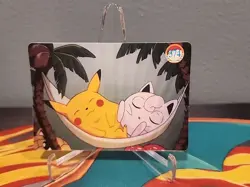 Pokemon Card Pikachu & Jigglypuff #374 Vending Machine Holo - Image 2