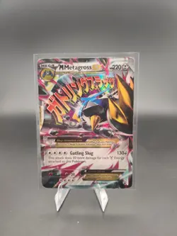M Metagross EX Shiny Holo Ultra Rare Promo Card XY35 HEAVY DAMAGE - Image 1