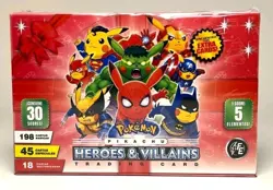 4 BOXES - POKEMON PIKACHU COSPLAY 2 HEROES & VILLAINS Cards 120 Sealed Pack - Image 4