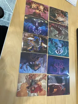 Magic the Gathering: Art Card Set / Final Fantasy Tifa_LOTR Nazgul_Bloomburrow - Image 3