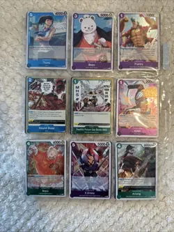 Lot of 18 One Piece TCG Cards Holo mint ‼ - Image 2