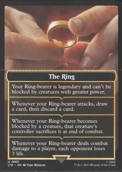 The Ring Helper Card 13 Magic: the gathering Lord of The RIngs - Image 1