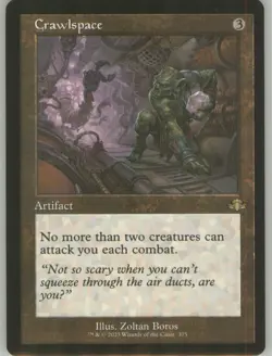 Crawlspace 375 Retro Border Non-Foil Near Mint DMR MTG - Image 1