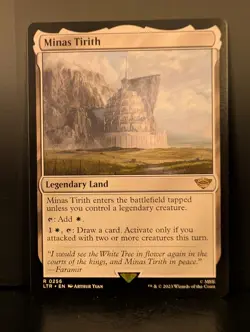 Lord of the Rings MINAS TIRITH Legendary Land (Lightly Played, NM) - Image 1