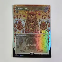Ancient Den Foil Secret Lair: Mirrodinsanity MTG Pixel Artifact Land Magic SLD - Image 1