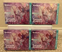 Magic: The Gathering Lorwyn Eclipsed Collector Booster Factory Sealed- Lot of 4 - Image 1