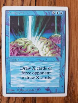 Magic The Gathering BRAINGEYSER UNLIMITED Series Moderate Play SEE PHOTOS - Image 2