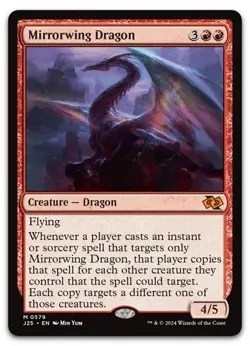 Mirrorwing Dragon #579 (NM) Foundations Jumpstart J25 Magic MTG - Image 1