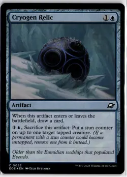 MTG # 0052 Cryogen Relic (Foil) (EOE) - Image 1