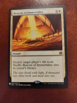 MTG Beacon of Immortality The List Reprints Regular Rare 001/047 Near Mint NM - Image 1