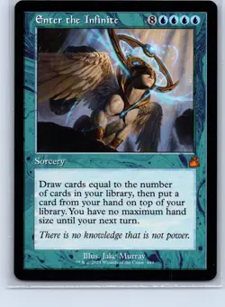 Ravnica Remastered #449 Enter the Infinite (Retro Frame) - Image 1