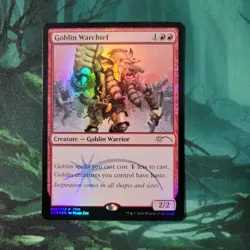 MTG FNM Promos - Goblin Warchief (2016) - Rare - LP - Image 1