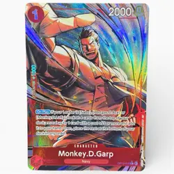 One Piece CCG Carrying On His Will Monkey D. Garp (Alt Art) OP13-016 R NM 🆓🚚🔥 - Image 1