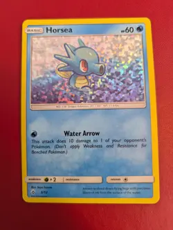 Pokemon TCG Horsea McDonald's Promos 2018 3/12 Holo Promo Great Condition - Image 1