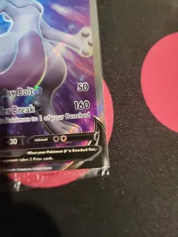 Pokemon TCG Mewtwo v Full Art Black Star Promo SWSH229 New/Sealed - Image 3