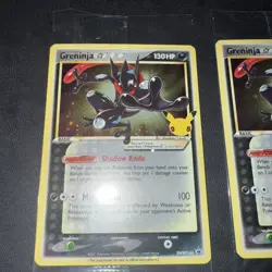 Greninja Gold Star Holo Promo SWSH144 Celebrations Black Star Pokemon SEALED (A) - Image 2