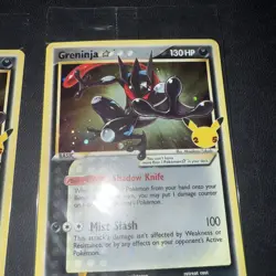 Greninja Gold Star Holo Promo SWSH144 Celebrations Black Star Pokemon SEALED (A) - Image 3
