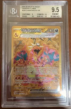 Charizard EX HR - 2023 Obsidian Flames #228 - BGS 9.5 Gem Mint - Pokemon TCG - Image 1