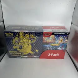 Pokemon Surging Sparks Elite Trainer Box 2-Pack Booster Bundle Sealed - Image 1