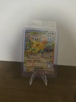 Pokemon TCG Leafeon ex 006/131 Prismatic Evolutions Stamped Promo SEALED - Image 1