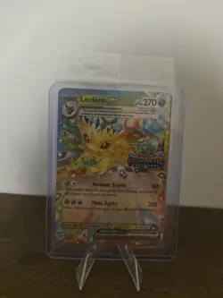 Pokemon TCG Leafeon ex 006/131 Prismatic Evolutions Stamped Promo SEALED - Image 2