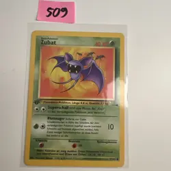 Pokemon Karte • Zubat 57/62 Fossil Set • Pokemon Deutsch - Image 1