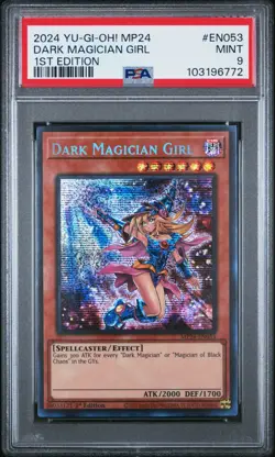 2024 YU-GI-OH! MP24 | 1ST EDITION #EN053 DARK MAGICIAN GIRL PSA 9 - Image 1