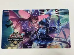 Yugioh Official Konami OTS Evil Twin Ki-Sikil & Lil-La Playmat New! - Image 1
