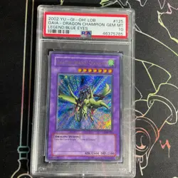2002 Yu-Gi-Oh! Gaia The Dragon Champion LOB-125 💎 PSA 10 GEM MINT - Image 1