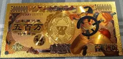 RARE Usopp One Piece Anime 24K Gold Flake Berry Dollar USA SELLER - Image 1