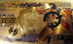 RARE Usopp One Piece Anime 24K Gold Flake Berry Dollar USA SELLER - Image 2