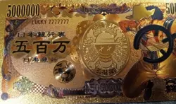 RARE Usopp One Piece Anime 24K Gold Flake Berry Dollar USA SELLER - Image 3