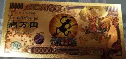 RARE GEAR 5 Luffy One Piece Anime 24K Gold Flake Berry Dollar USA SELLER (1) - Image 1