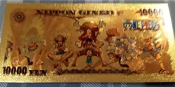 RARE GEAR 5 Luffy One Piece Anime 24K Gold Flake Berry Dollar USA SELLER (1) - Image 4