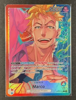 One Piece TCG - Marco (Leader) (Alt Art) OP08-002 - Two Legends - English - Image 1
