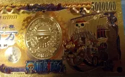 RARE GOING MERRY SHIP One Piece Anime 24K Gold Flake Berry Dollar USA SELLER - Image 2