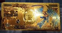 RARE MARCO One Piece Anime 24K Gold Flake Berry Dollar USA SELLER - Image 2