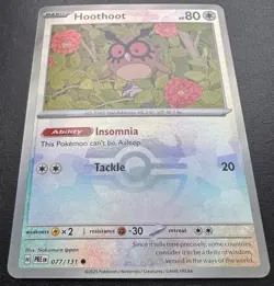 Hoothoot 077/131 (Master Ball) Prismatic Evolutions Pokemon TCG NM - Image 2