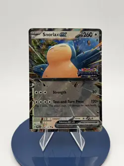 Pokemon TCG Snorlax ex 076/131 Prismatic Evolutions Stamp Stamped Promo Card -NM - Image 1