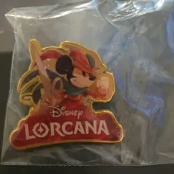 2022 D23 Expo Disney Pin - Lorcana Mickey Mouse Exclusive Promo Pin - Image 1