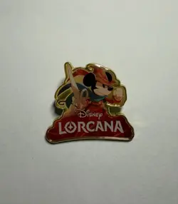Disney Lorcana D23 Expo 2022 Mickey Mouse Brave Little Tailor Promo Pin Rare - Image 1