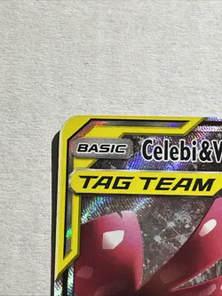 Pokemon 2019 Sun Moon Celebi & Venusaur GX Tag Team Black Star Promo SM167 - Image 3