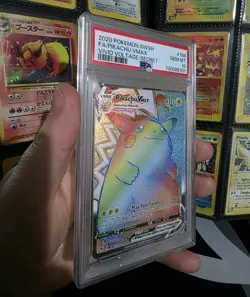 Pokemon TCG: Pikachu VMAX 188/185 Vivid Voltag Full Art Rainbow PSA 10 GEM MT - Image 3