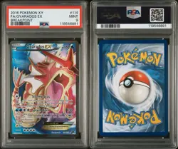 2016 POKEMON GYARADOS EX XY BREAKPOINT #114/122 FA PSA 9 MINT - Image 1